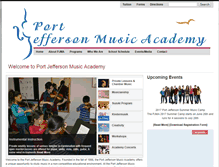 Tablet Screenshot of pjmusicacademy.com